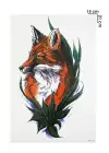 Geçici Tilki Dövme Tattoo