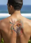 Geçici Tilki Dövme Tattoo