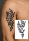 Geçici Tribal Figürlü Dövme Tattoo