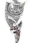 Geçici Tribal Figürlü Dövme Tattoo