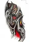Geçici Tribal Figürlü Dövme Tattoo