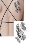 Geçici Tüy Figürlü Dövme Tattoo