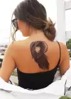 Geçici Tüy ve Kadın Modelli Dövme Tattoo