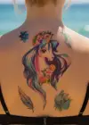 Geçici Unicorn Dövme Tattoo