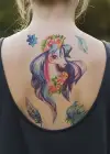 Geçici Unicorn Dövme Tattoo