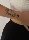 Geçici Uzay Mekiği Figürlü Dövme Tatto