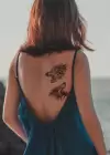 Geçici Vahşi Kurt Dövme Tattoo