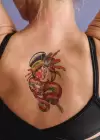 Geçici Yılan Dövme Tattoo