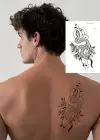 Geçici Yılan Figürlü Dövme Tattoo
