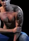 Gerçekçi Geçici Robot Balık Dövme Tattoo