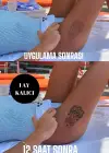 Göz Figürlü 12 Saat Sonra Kararan Geçici Dövme Tattoo