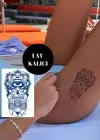 Göz Figürlü 12 Saat Sonra Kararan Geçici Dövme Tattoo