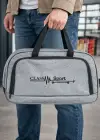 Gri Renk Büyük Boy El Çantası/ Seyahat Çantası