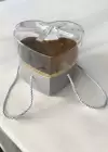 Gri Renk Kalp Figürlü Hediye Kutusu