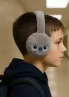 Gri Renk Koala Figürlü Peluş Erkek Çocuk Kulaklık