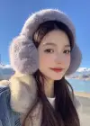 Gri Renk Peluş Kulaklık