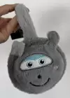 Gri Renk Sevimli Karikatür Figürlü Peluş Kulaklık