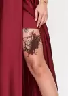 Gül ve Üçgen Geçici Dövme Tattoo