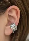 Gümüş Renk Ear Cuff (Tek)