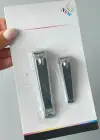 Gümüş Renk 2li Orta Boy Ve Büyük Boy Tırnak Makası Set