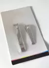 Gümüş Renk 2li Orta Boy Ve Büyük Boy Tırnak Makası Set