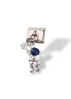 Gümüş Renk Astronot Figürlü Çelik Nomination Charm (Tek)