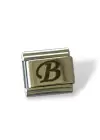 Gümüş Renk B Harf Çelik Nomination Charm (Tek)