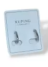 Gümüş Renk Çelik Halka Xupıng Küpe (Çift)
