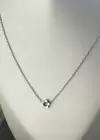 Gümüş Renk Çiçek Figürlü Kolye