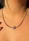 Gümüş Renk Çiçek Figürlü Pandora Kolye