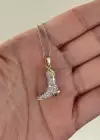 Gümüş Renk Çizme Figürlü Çelik Kolye