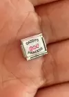 Gümüş Renk Daddys Prıncess Yazılı  Çelik Nomination Charm (Tek)