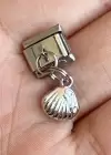 Gümüş Renk Deniz Kabuğu Figürlü Çelik Nomination Charm (Tek)
