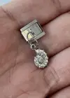 Gümüş Renk Deniz Kabuğu Figürlü Çelik Nomination Charm (Tek)