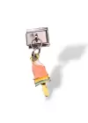 Gümüş Renk Dondurma Figürlü Çelik Nomination Charm (Tek)