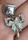 Gümüş Renk Fiyonk Figürlü Çelik Nomination Charm (Tek)