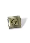 Gümüş Renk G Harf Çelik Nomination Charm (Tek)