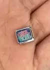 Gümüş Renk Girl Boss Yazılı Çelik Nomination Charm (Tek)