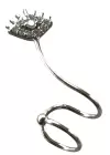 Gümüş Renk Göz Figürlü Ear Cuff Küpe (Tek)