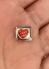 Gümüş Renk I Love You Yazılı Çelik Nomination Charm (Tek)