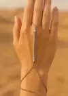 Gümüş Renk İtalyan Zincir Detaylı Çelik Şahmeran