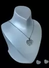 Gümüş Renk Kalp Figürlü Çelik Kolye Ve Küpe Set