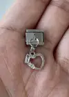 Gümüş Renk Kalp Figürlü Çelik Nomination Charm (Tek)