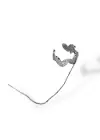 Gümüş Renk Kalp Figürlü Ear Cuff (Tek)