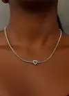 Gümüş Renk Kalp Figürlü Pandora Kolye