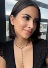 Gümüş Renk Kalp Ve Kelebek Figürlü Çelik Y Kolye