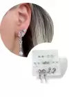 Gümüş Renk Karışık Figürlü 7li Küpe Set
