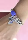 Gümüş Renk Karışık Figürlü Çelik Pandora Bileklik
