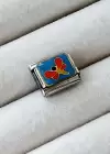 Gümüş Renk Kelebek Figürlü Çelik Nomination Charm (Tek)