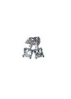 Gümüş Renk Kiraz Figürlü Çelik Tragus/Kıkırdak Küpe/Piercing (Tek)